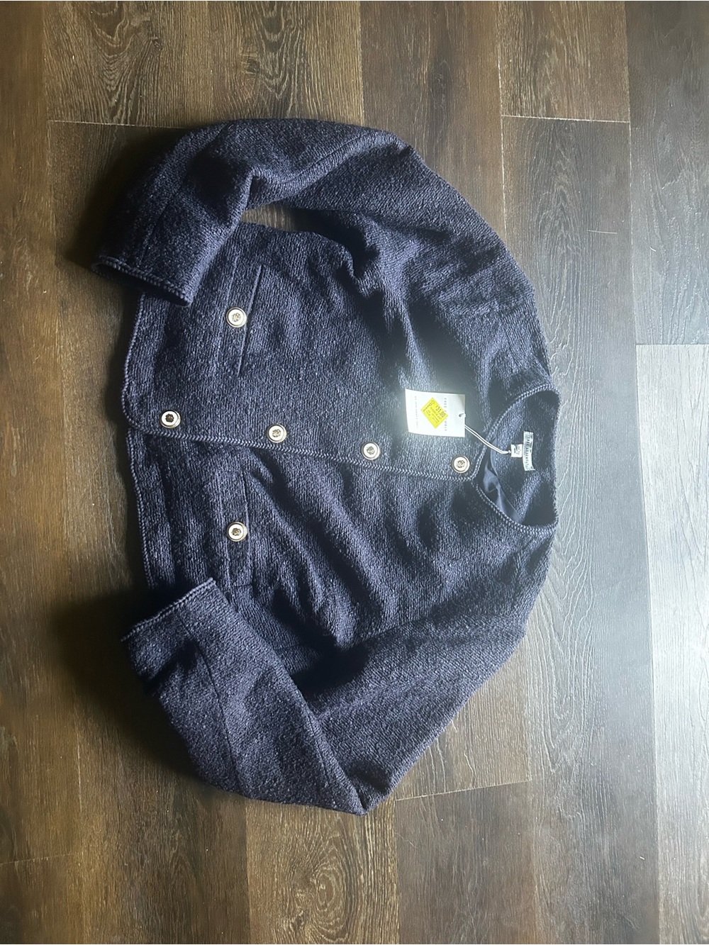 Children's Navy Button-Up Blazer Jacket